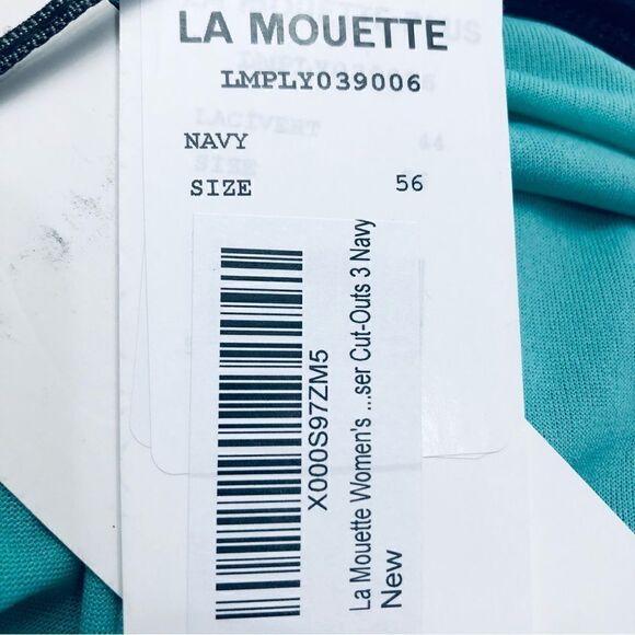 NEW La Mouette Plus Dress Blue Teal Laser Cut-Outs Tulle Layers 56(US: 30W) - Picture 14 of 16